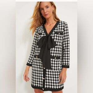 Tuckernuck / Pomander Place Black and White Houndstooth Dress